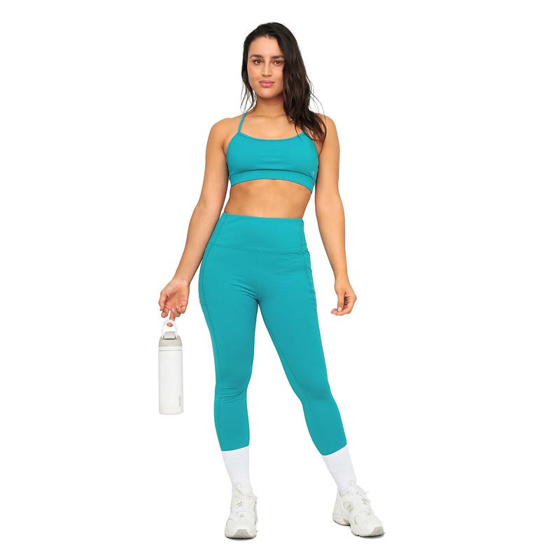 LEGGING MUJER CLASICA CON BOLSILLOS H2O WEAR TURQUESA - 1