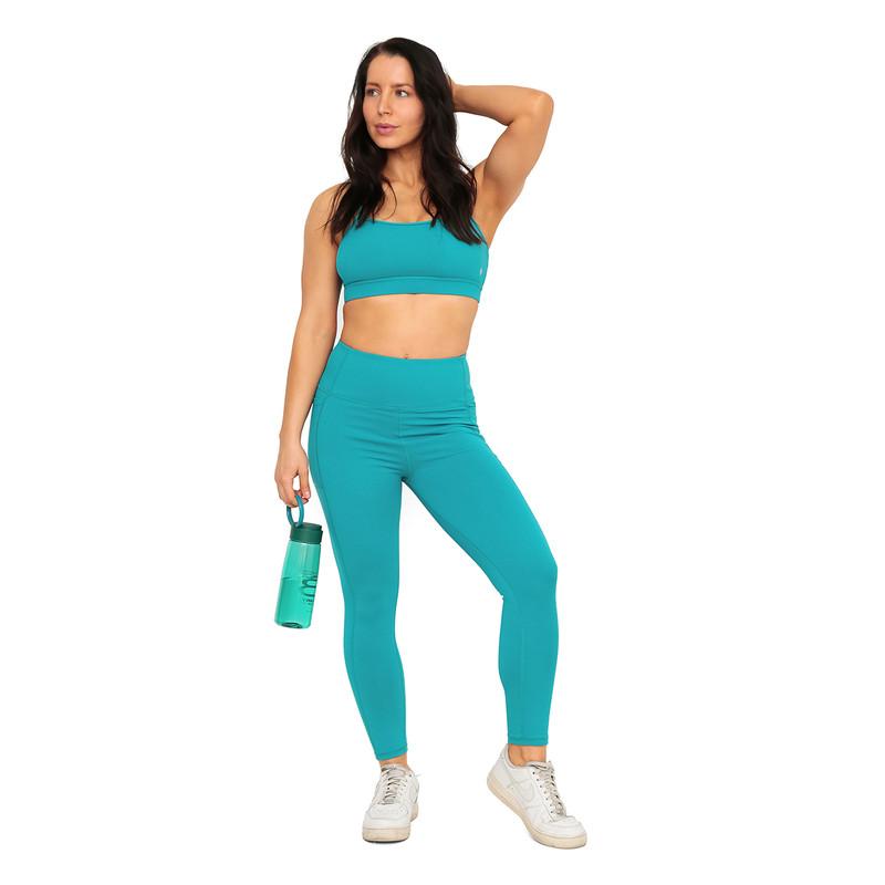 LEGGING MUJER CLASICA CON BOLSILLOS H2O WEAR TURQUESA - 4