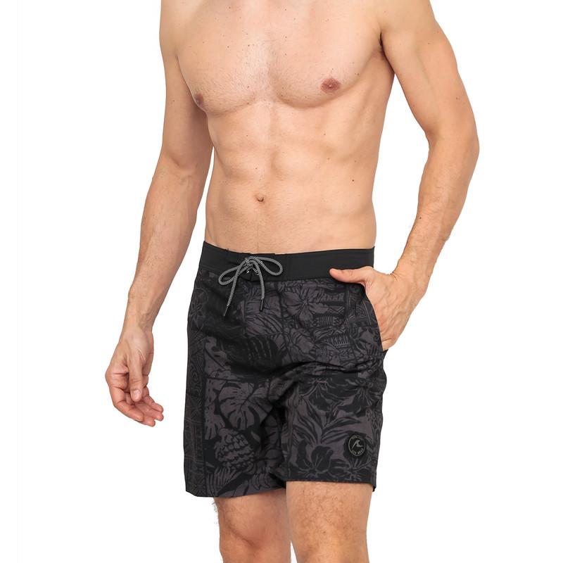 TRAJE DE BAÑO HOMBRE SHORT PRETINA W STRETCH H2O WEAR NEGRO - 2