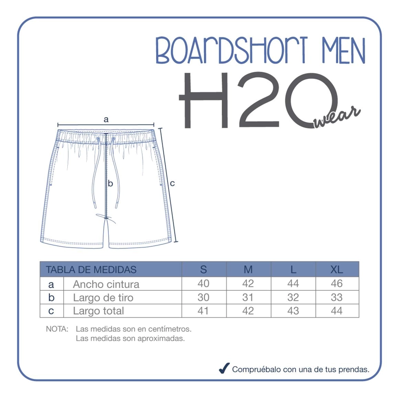 TRAJE DE BAÑO HOMBRE SHORT W STRETCH H2O WEAR AZULINO - 5