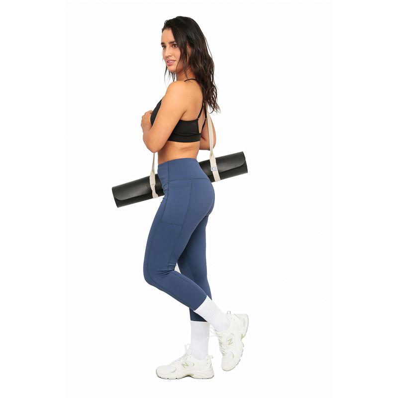 LEGGING MUJER CLASICA CON BOLSILLOS H2O WEAR AZUL - 2