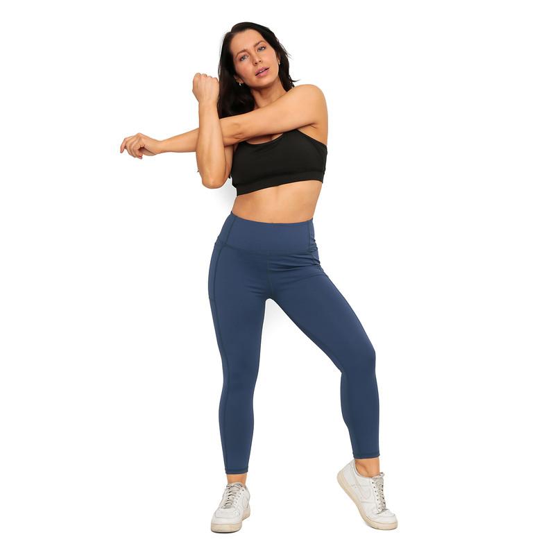 LEGGING MUJER CLASICA CON BOLSILLOS H2O WEAR AZUL - 4