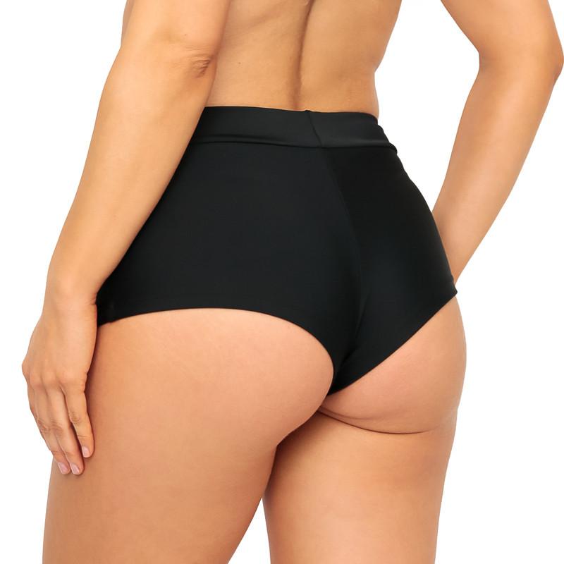 TRAJE DE BAÑO BOTTOM HOT PANT OLIVIA H2O WEAR NEGRO - 3