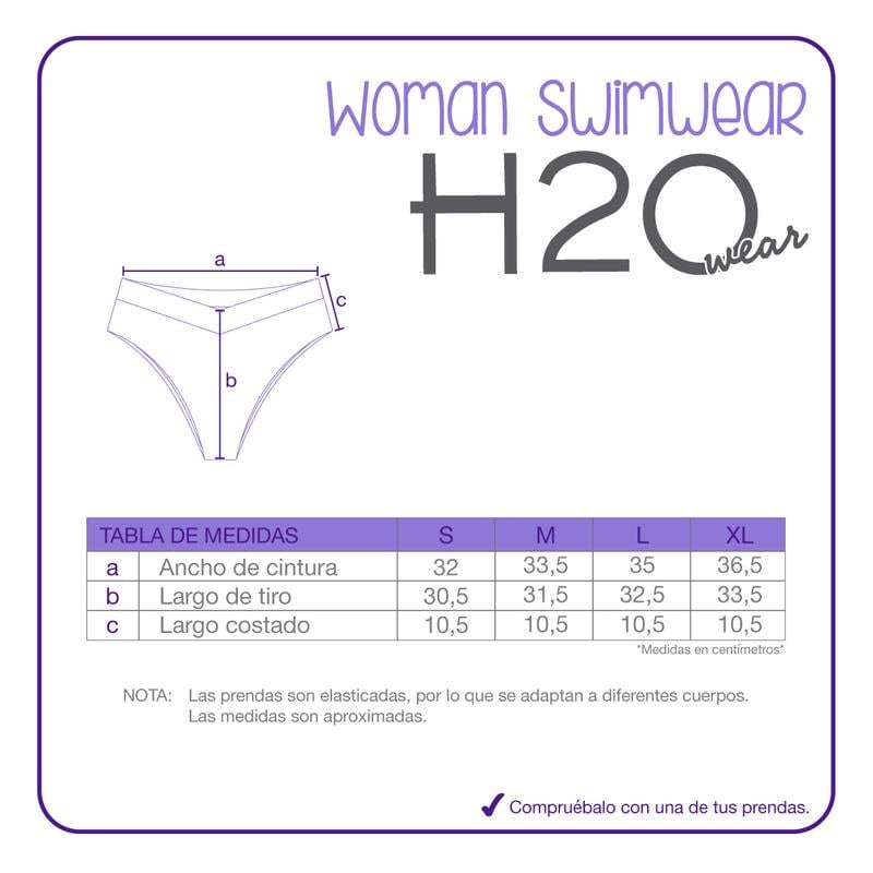 TRAJE DE BAÑO MUJER BOTTOM ALTO RAQUEL H2O WEAR CAFE - 5