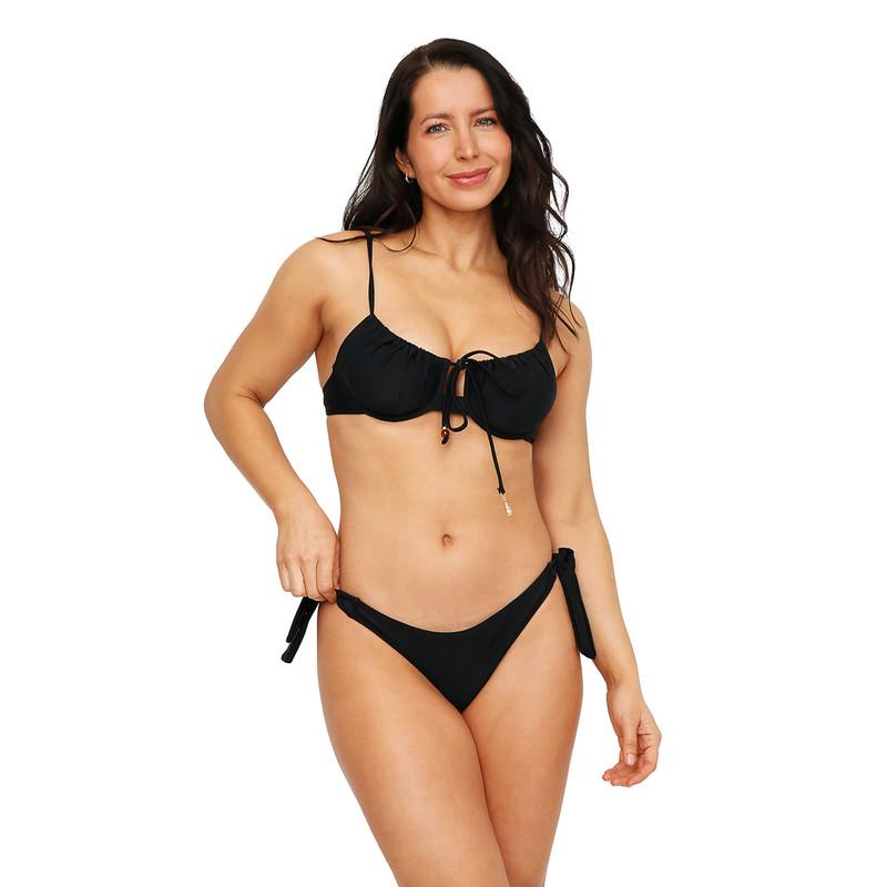 TRAJE DE BAÑO MUJER BOTTOM CULOT AMANDA H2O WEAR NEGRO - 5