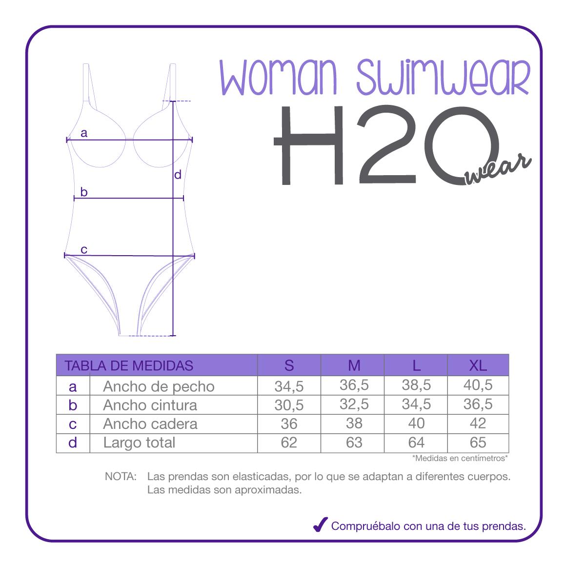 TRAJE DE BAÑO MUJER ANAIS H2O WEAR MULTICOLOR - 4