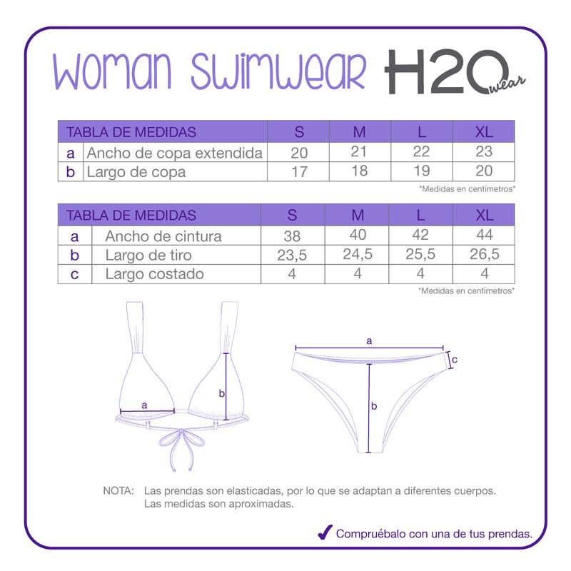 TRAJE DE BAÑO MUJER  BIKINI SAMANTHA H2O WEAR MULITICOLOR - 8