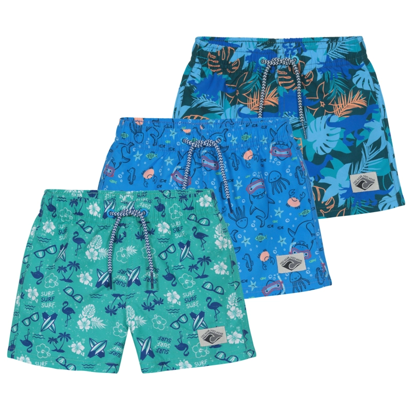 PACK 3 SHORT BAÑO BEBE  NIÑO | H2O WEAR - 1