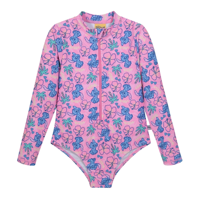TRAJE DE BAÑO UV50 NIÑA M.LARGA STITCH | DISNEY - 1