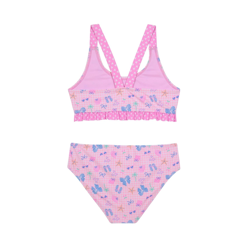 BIKINI UV50 NIÑA TOP VUELOS Y TIRANTES RECOGIDOS | H2O WEAR - 2
