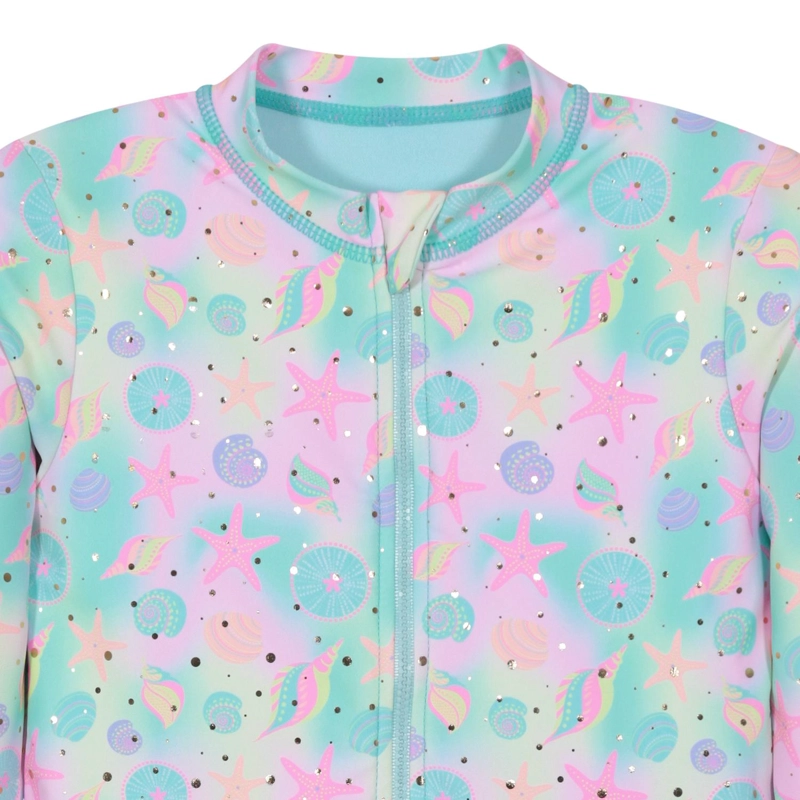 TRAJE DE BAÑO UV50 NIÑA CON ZIPPER M.LARGA | H2O WEAR - 3