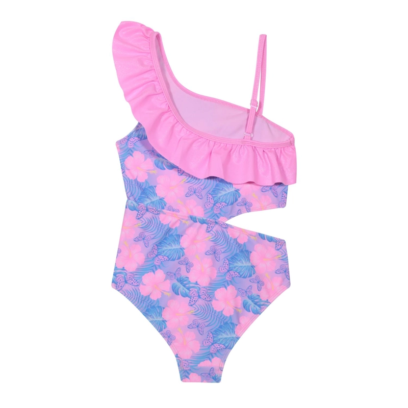 TRAJE DE BAÑO UV50 NIÑA 1 HOMBRO, VUELO Y CUT OUT | H2O WEAR - 2