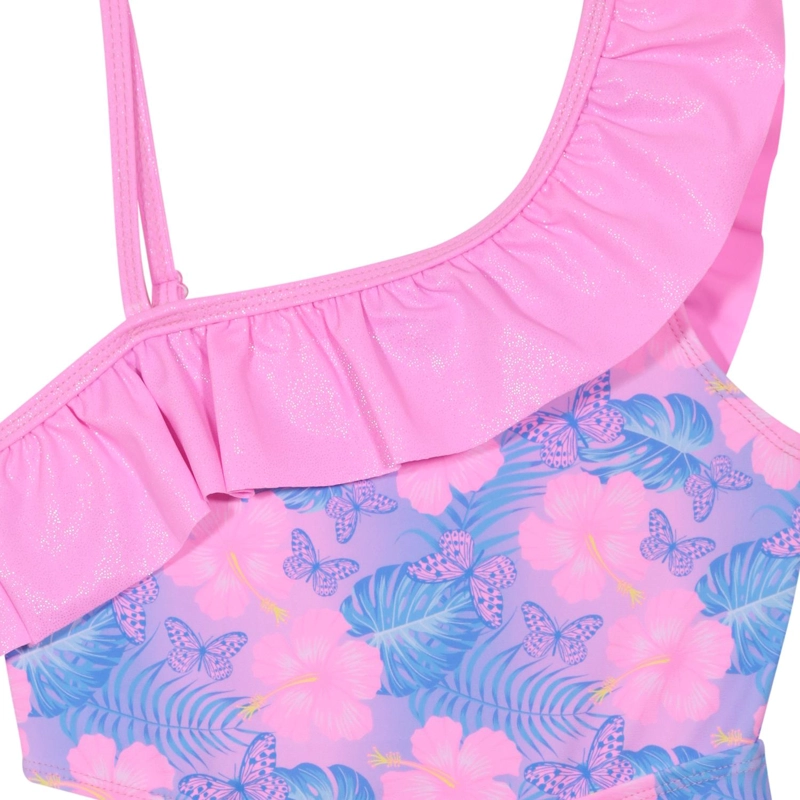 TRAJE DE BAÑO UV50 NIÑA 1 HOMBRO, VUELO Y CUT OUT | H2O WEAR - 3