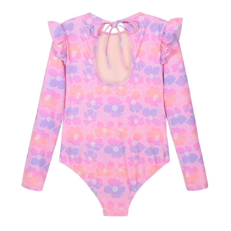 TRAJE DE BAÑO UV50 NIÑA VUELOS Y AMARRA M.LARGA | H2O WEAR - 2