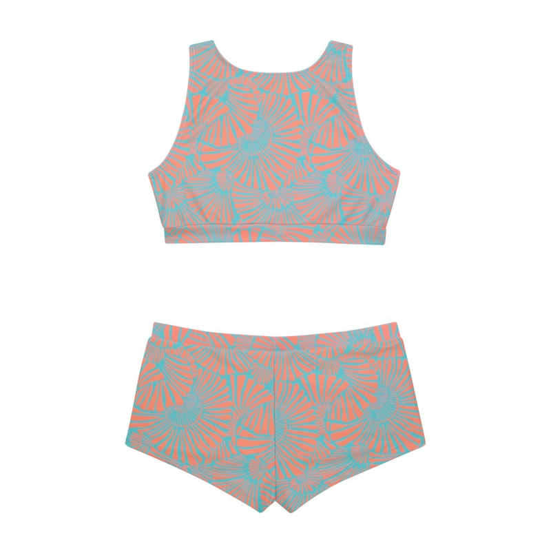 TANKINI UV50 TEENS NIÑA CROP TOP AMARRA | H2O WEAR - 2