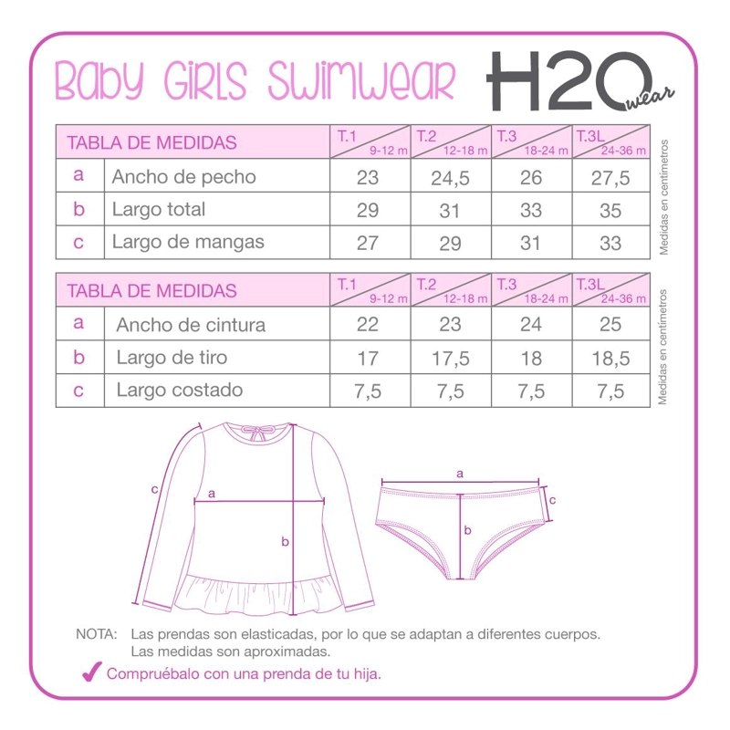 SET UV UV50 BEBE NIÑA M.LARGA | H2O WEAR - 3