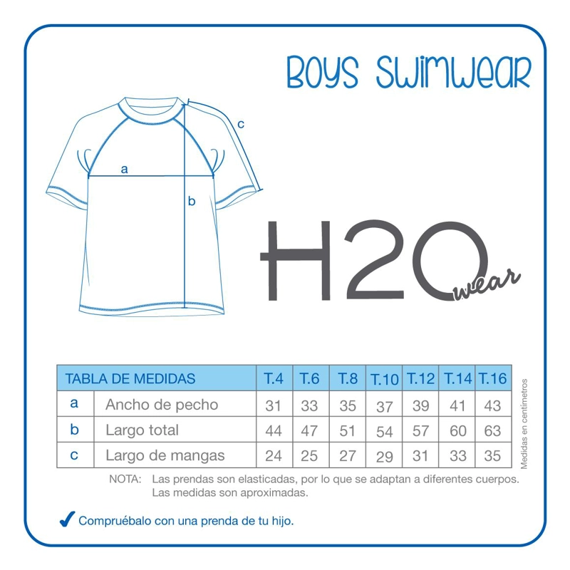 POLERA UV50 NIÑO M.CORTA | H2O WEAR - 3