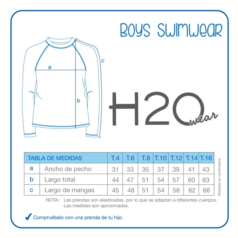 POLERA UV50 NIÑO M.LARGA | H2O WEAR - 3