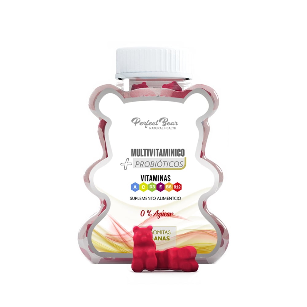 MULTIVITAMINICO PERFECT BEAR MAS PROBIOTICOS 1 MES CAPSULAS BLANDAS - 1