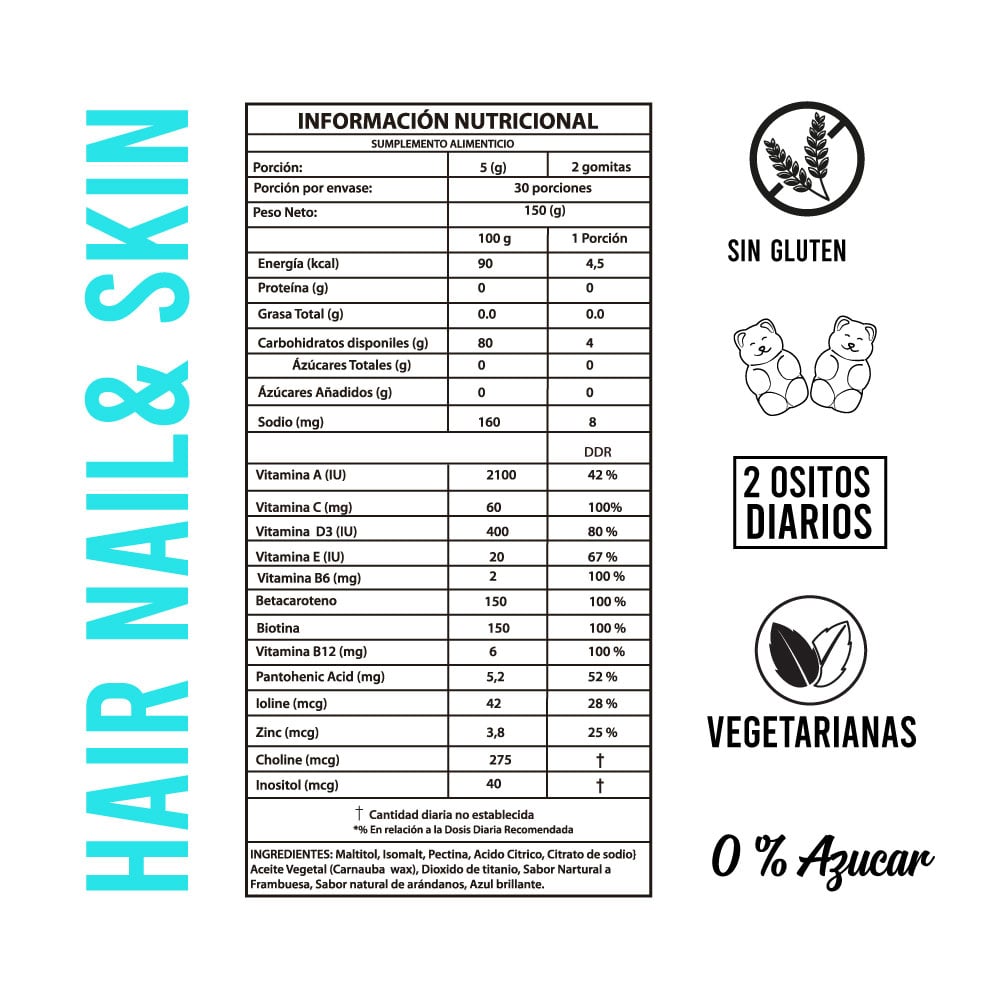 PACK SUPLEMENTOS PERFECT BEAR VITAMINAS CABELLO BIOTINA CAPS BLANDAS + VITAMINAS DORMIR L TRIPTOFANO - 2