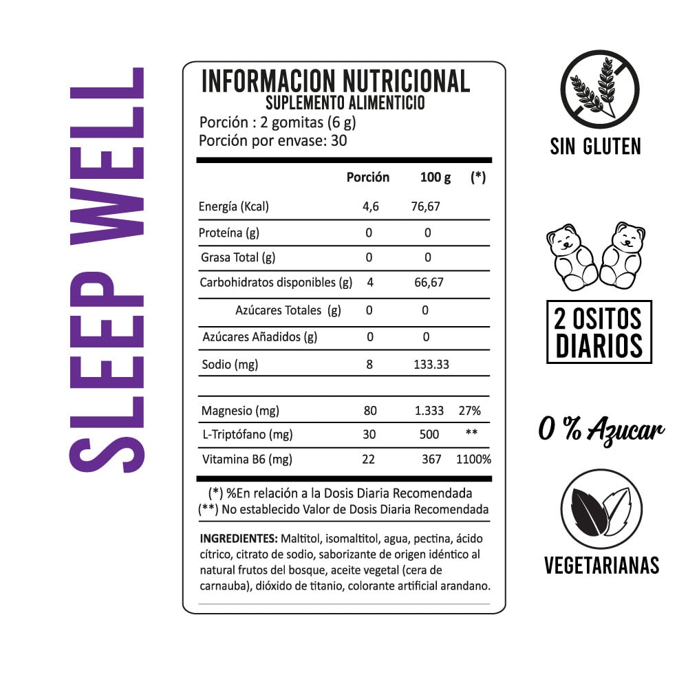 PACK SUPLEMENTOS PERFECT BEAR VITAMINAS CABELLO BIOTINA CAPS BLANDAS + VITAMINAS DORMIR L TRIPTOFANO - 3