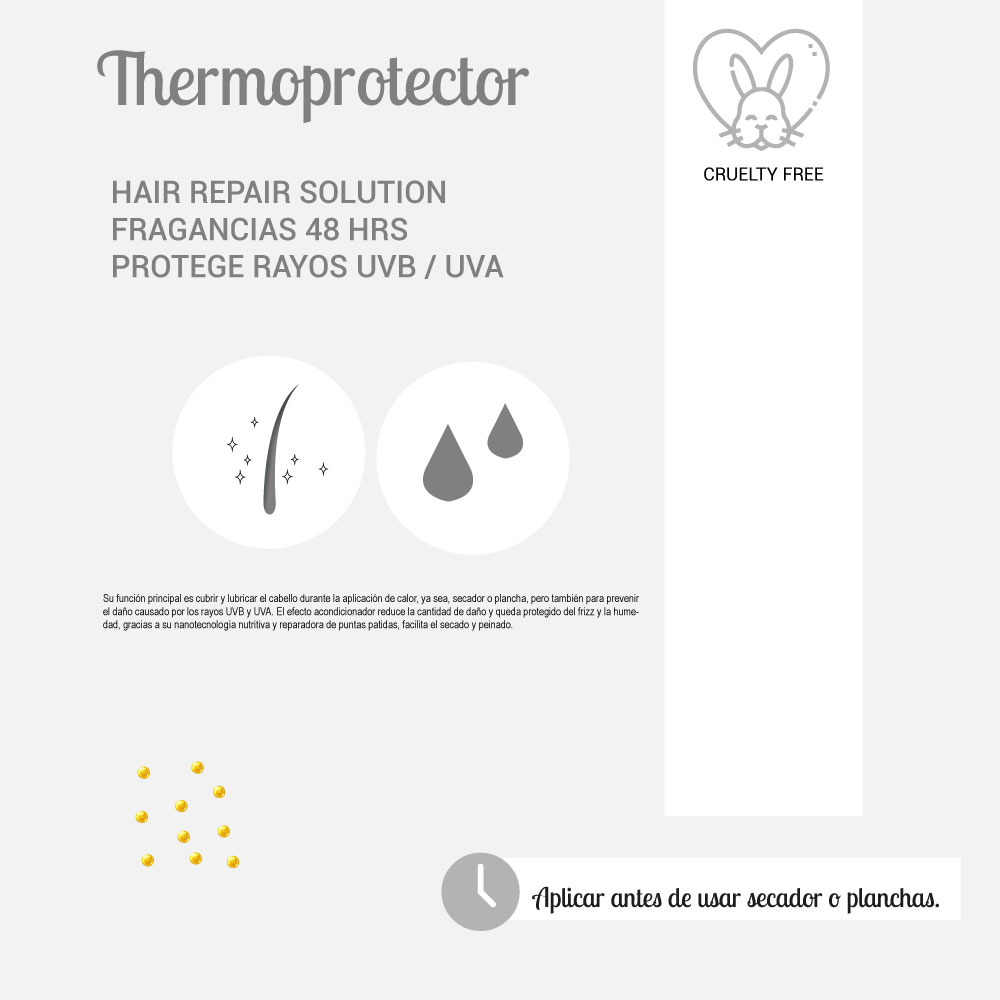 THERMOPROTECTOR CABELLO PERFECT BEAR 280 ML - 2