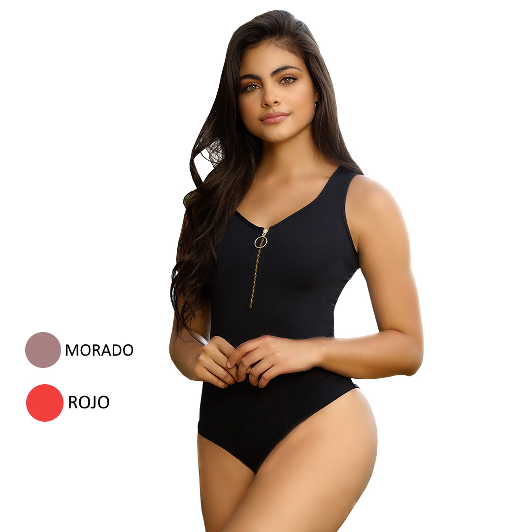 BODY MUJER BELLEZA EXPRESS LATINA 12314-R1 MODA COLOMBIANO DISEÑO EN ESPALDA - 1
