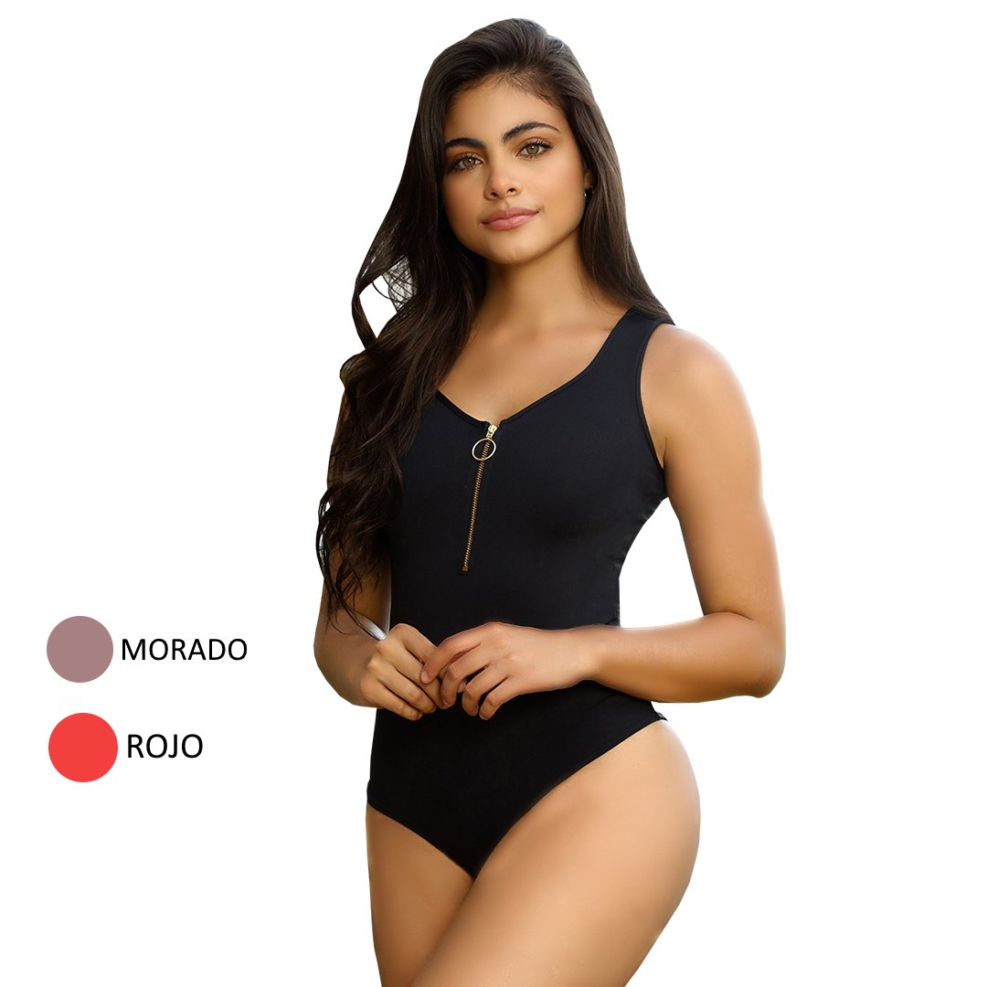 BODY MUJER BELLEZA EXPRESS LATINA 12314-R1 MODA COLOMBIANO DISEÑO EN ESPALDA - 1