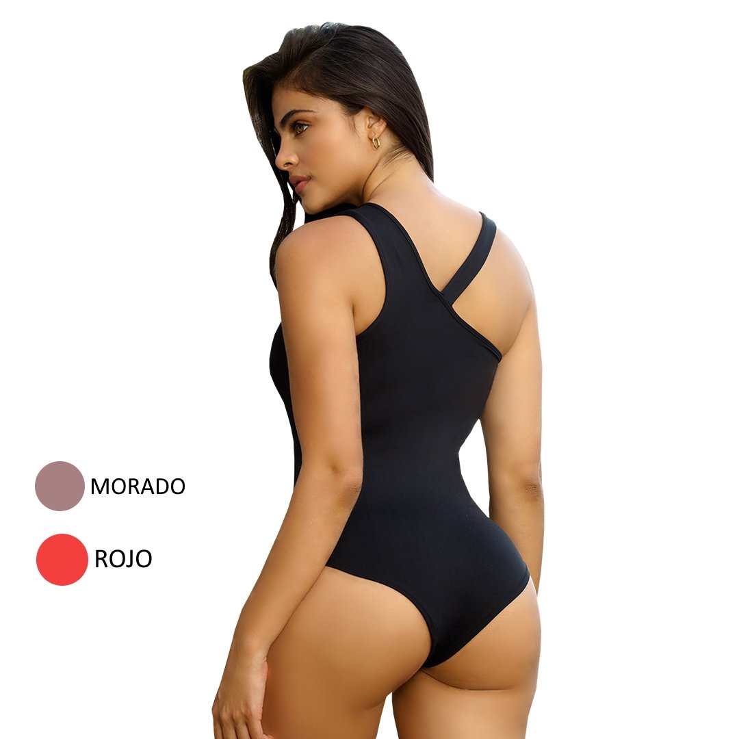 BODY MUJER BELLEZA EXPRESS LATINA 12314-R1 MODA COLOMBIANO DISEÑO EN ESPALDA - 2