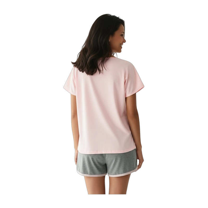 PIJAMA MUJER BELLEZA EXPRESS LATINA 28886-R4 POLIALGODÓN COLOMBIANA GATO DONA - 2