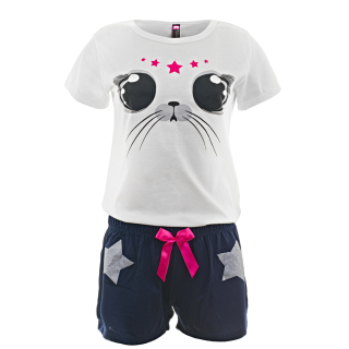 PIJAMA MUJER BELLEZA EXPRESS LATINA 28888-R4 POLIALGODÓN COLOMBIANA FOCA - 1