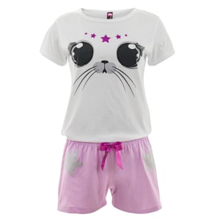 PIJAMA MUJER BELLEZA EXPRESS LATINA 28888-R4 POLIALGODÓN COLOMBIANA FOCA - 1