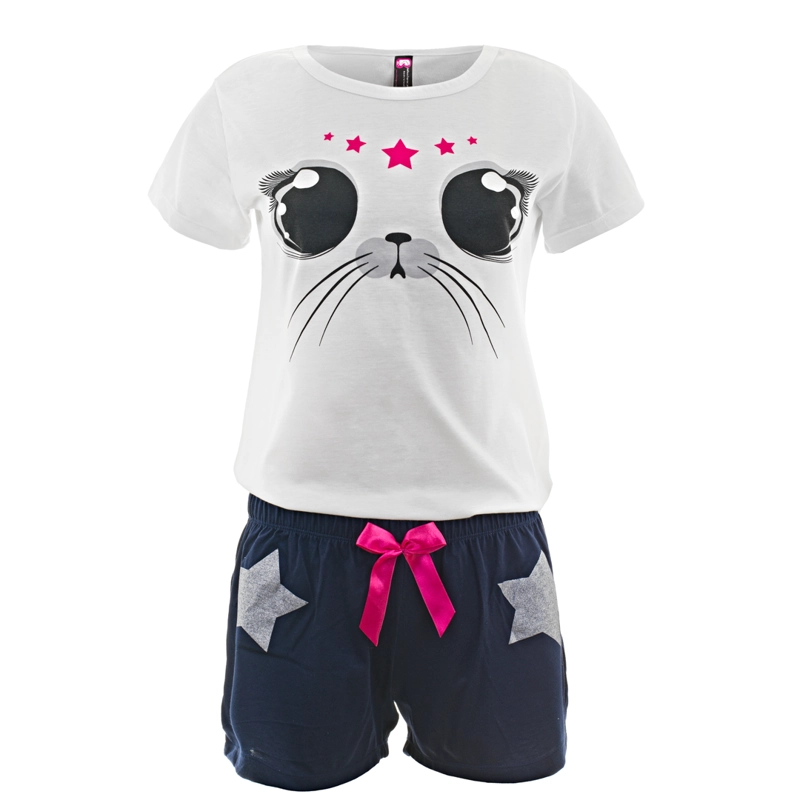 PIJAMA MUJER BELLEZA EXPRESS LATINA 28888-R4 POLIALGODÓN COLOMBIANA FOCA - 3