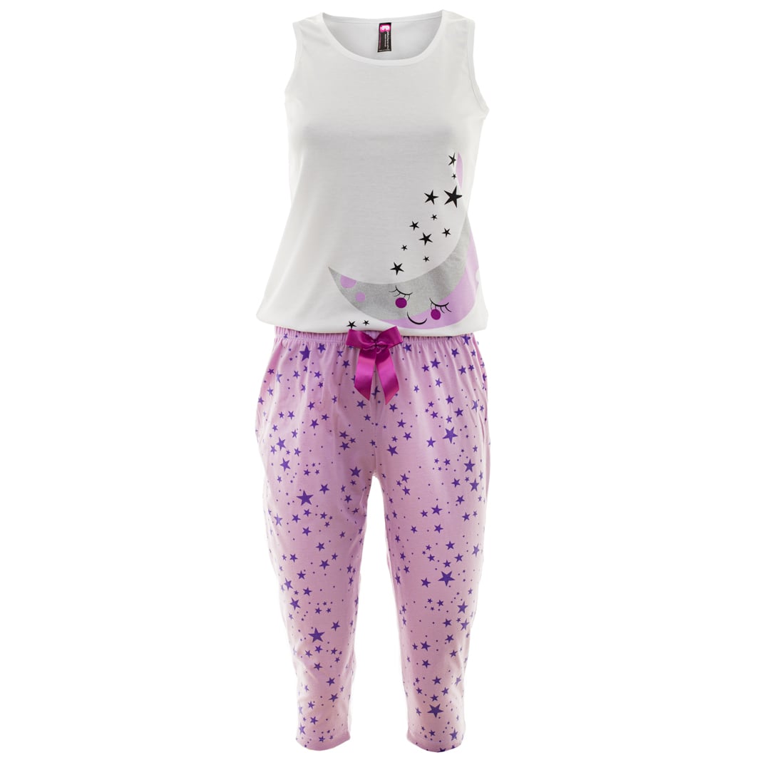 PIJAMA MUJER BELLEZA EXPRESS LATINA 28890-R4 EN POLIALGODÓN COLOMBIANA - 1
