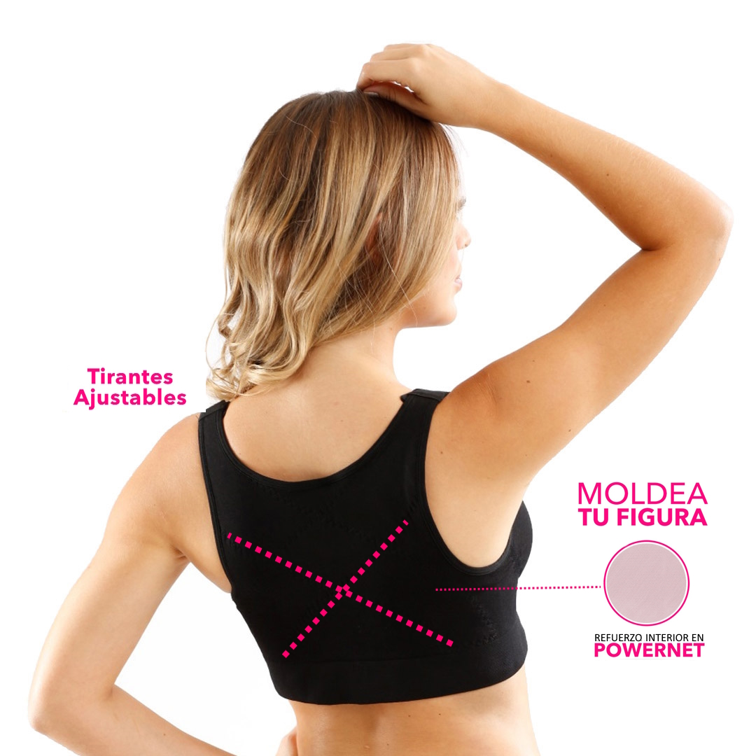 SOSTÉN MUJER BELLEZA EXPRESS LATINA F1-654 ESTILO CHALECO POST OPERATORIO-DEPORTIVO - 2