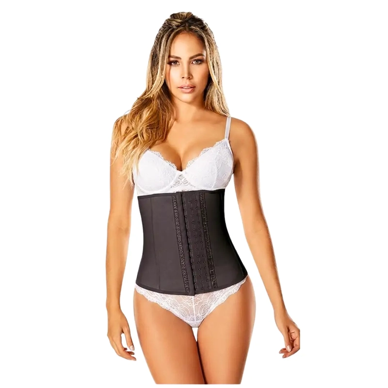 FAJA MUJER BELLEZA EXPRESS LATINA 4003-F1 WAIST TRAINER COLOMBIANA EN LÁTEX - 1