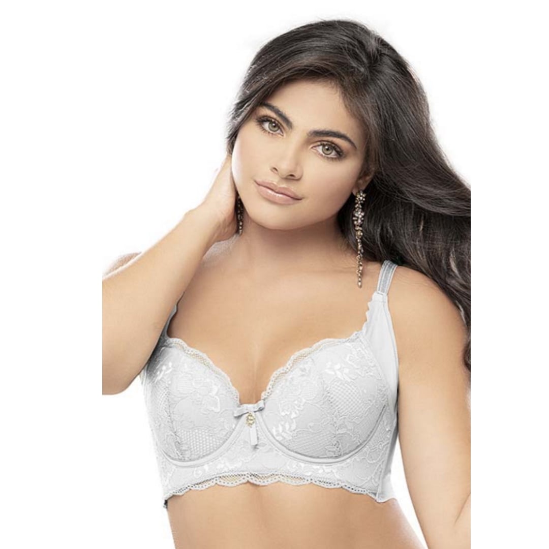 SOSTÉN MUJER BELLEZA EXPRESS LATINA 481-I1 COLOMBIANO EN ENCAJE CON ARO Y VARILLA LATERAL I1-481 - 1