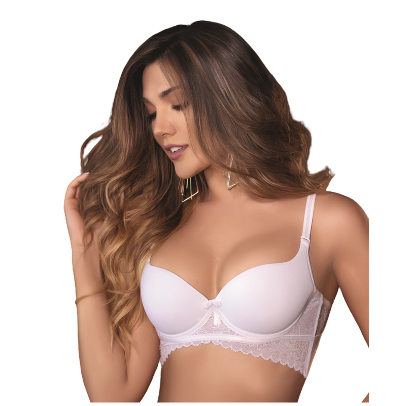 SOSTÉN MUJER BELLEZA EXPRESS LATINA 765-I1 COLOMBIANO CON ENCAJE Y MICRO FIBRA I1-765 - 1