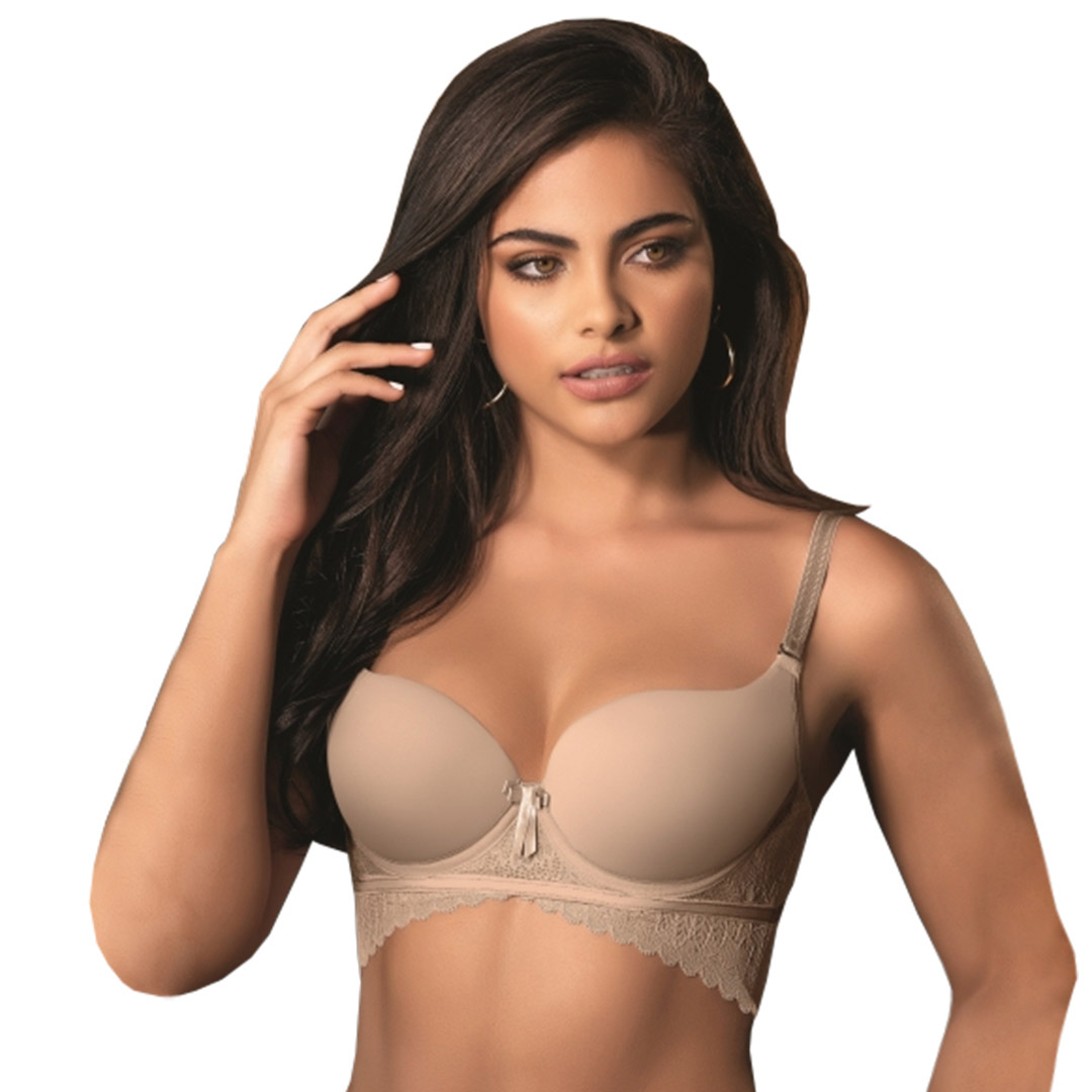 SOSTÉN MUJER BELLEZA EXPRESS LATINA 765-I1 COLOMBIANO CON ENCAJE Y MICRO FIBRA I1-765 - 1