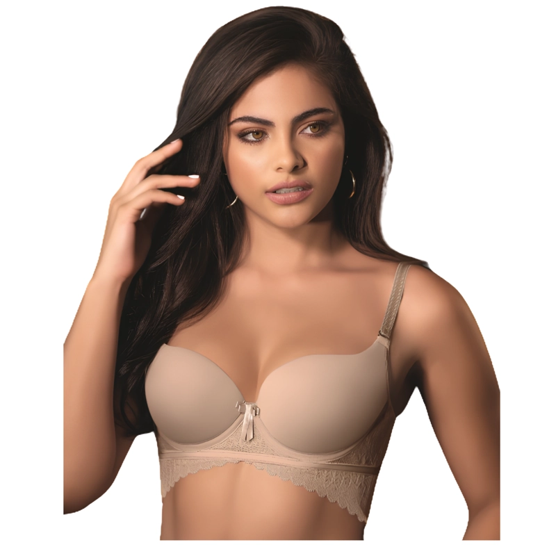 SOSTÉN MUJER BELLEZA EXPRESS LATINA 765-I1 COLOMBIANO CON ENCAJE Y MICRO FIBRA I1-765 - 2