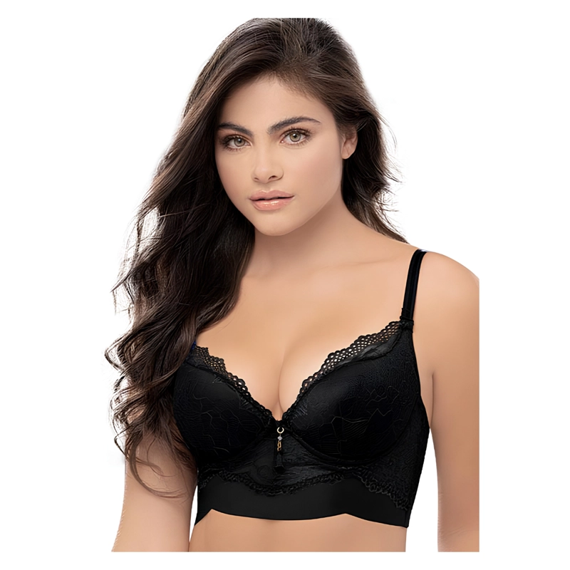 SOSTÉN MUJER BELLEZA EXPRESS LATINA 888-I1 COLOMBIANO ESTILO BUSTIER EN ENCAJE I1-888 - 1