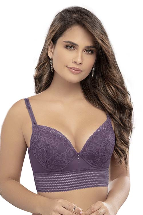 SOSTEN MUJER BELLEZA EXPRESS LATINA 812-I1 COLOMBIANO TIPO BUSTIER EN ENCAJE I1-812 - 1