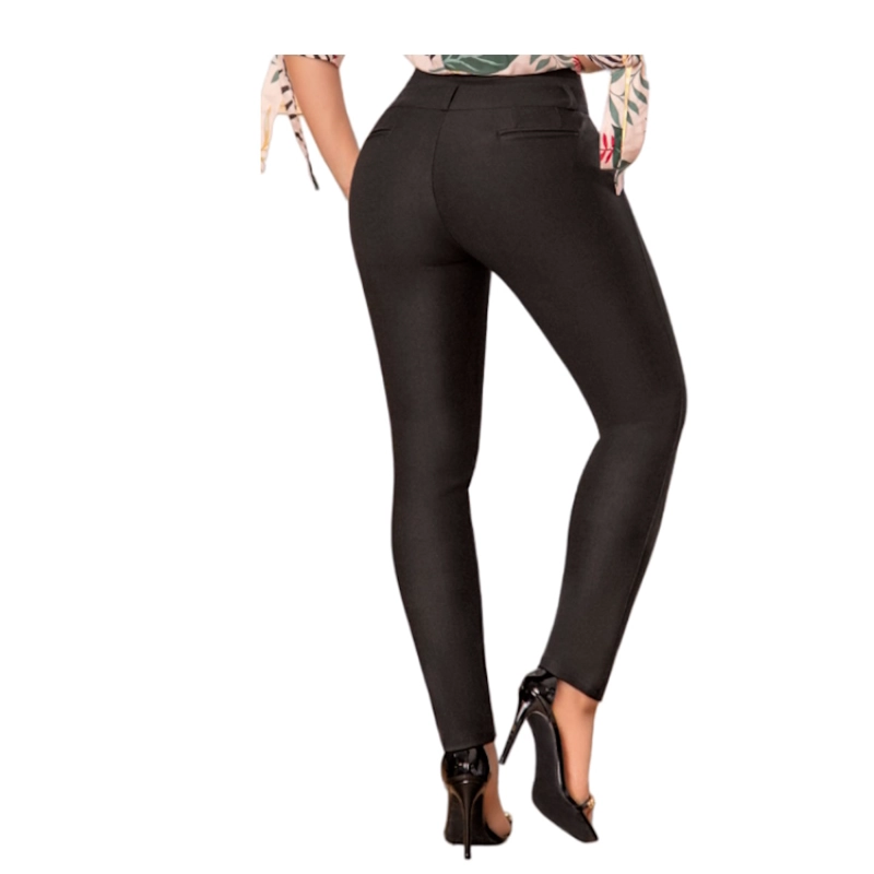 PANTALÓN FORMAL MUJER KAZZANI NEGRO PUSHUP COLOMBIANO B RECTA - 2