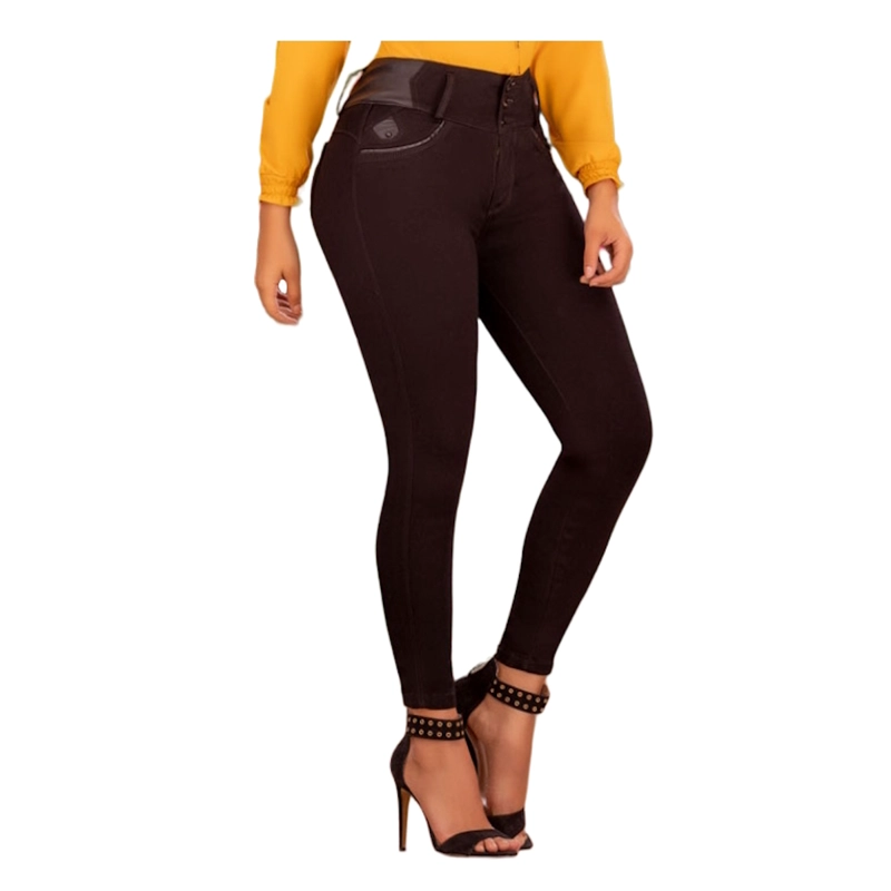 JEAN PUSHUP MUJER DRAXY NEGRO COLOMBIANO BPITILLO - 3