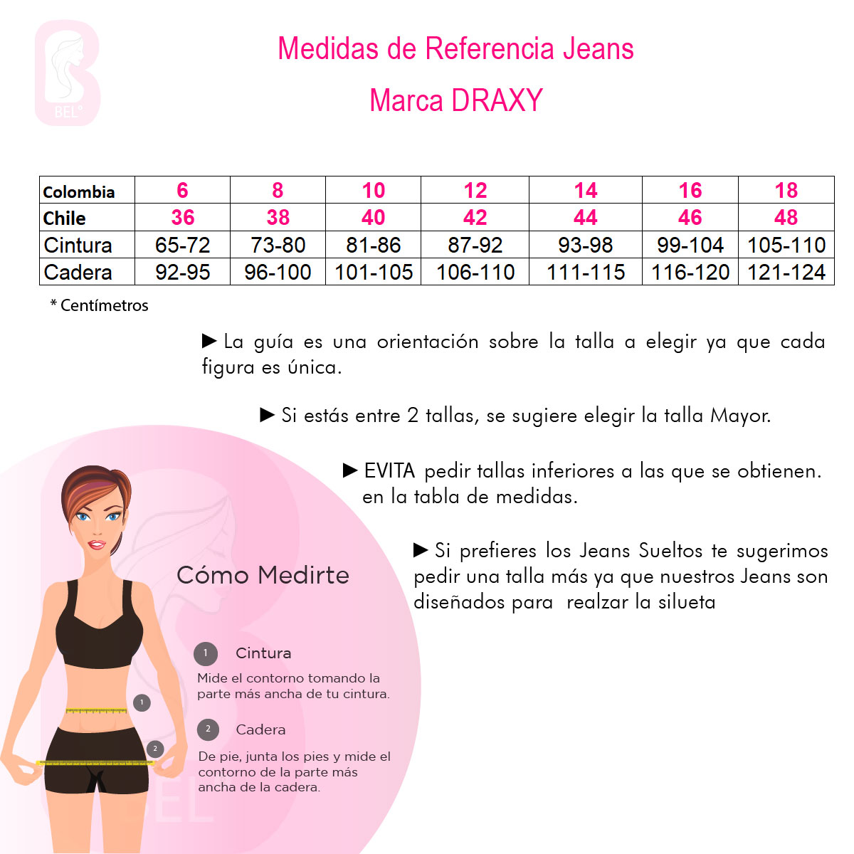 JEAN PUSHUP MUJER DRAXY NEGRO COLOMBIANO BPITILLO - 3