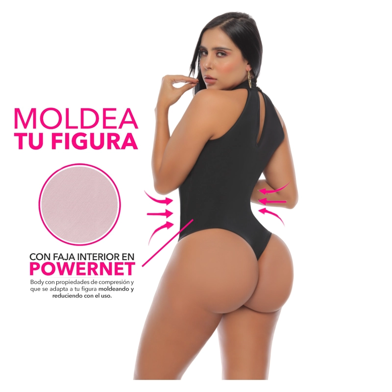 BODY EXTERIOR COLOMBIANO CON FAJA INTERNA Y CIERRE - 3