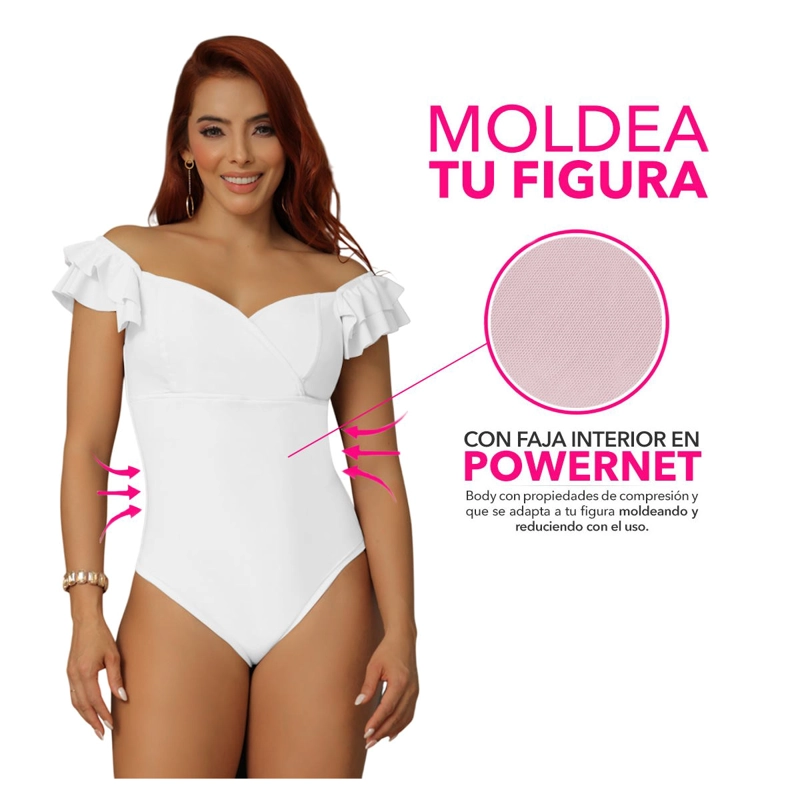 BODY REDUCTOR | CUELLO GARGANTILLA | FAJA POWERNET | TALLA UNICA - 2