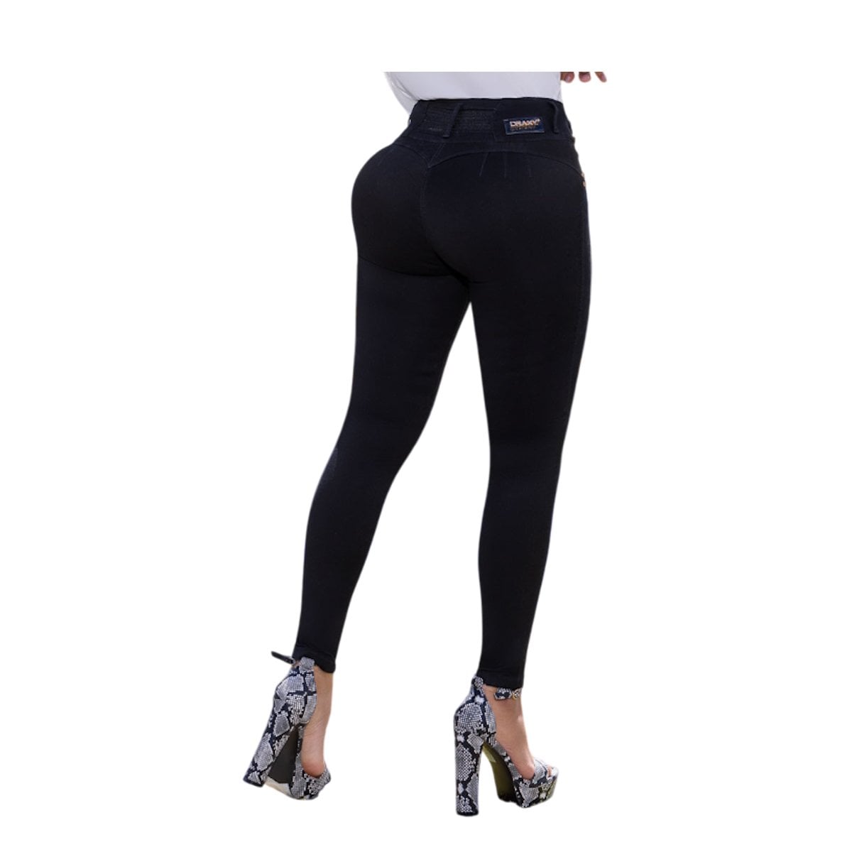 JEAN COLOMBIANO PUSH UP – MODELO 3 BOTONES Y BOTA PITILLO - 1