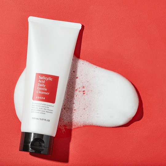 SALICYLIC ACID DAILY GENTLE CLEANSER (COSRX) - 150ML ESPUMA LIMPIADORA ANTI ACNE ACIDO SALICILICO - 3