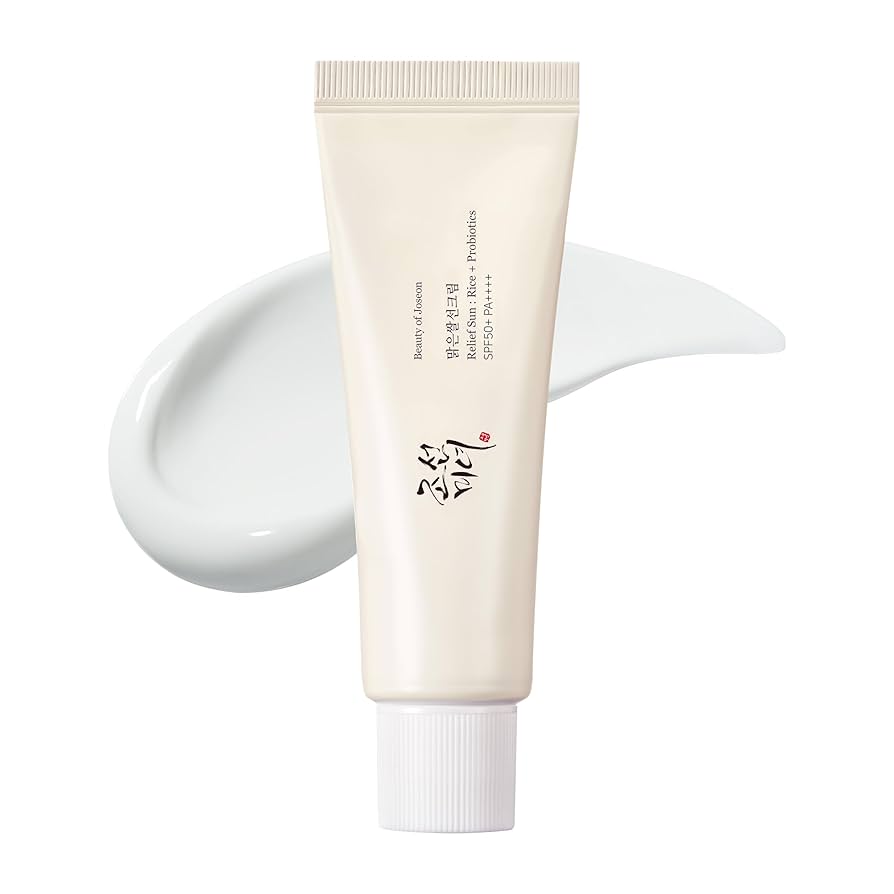 RELIEF SUN RICE + PROBIOTICS SPF50+ PA++++ (BEAUTY OF JOSEON) -50ML PROTECTOR SOLAR ACLARANTE CON AR - 1